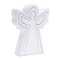 8" White Wood Angel Nesting Display Set