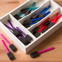 72 Piece 1" Foam Brush Set by Craft Smart®
