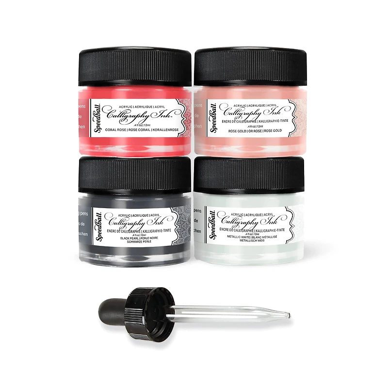 Speedball® Metallic Calligraphy Ink Set