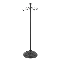 Haute Decor Black Adjustable Stocking Tree