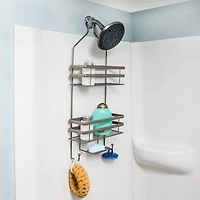 Honey Can Do Gray Flat Wire Shower Caddy