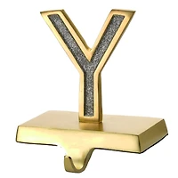 5" Silver Sparkle JOY Stocking Holders, 3ct.