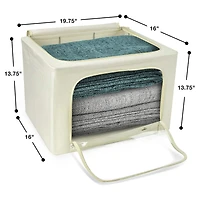 Sorbus Foldable & Stackable Storage Bags with Windows Set