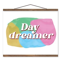 Day Dreamer 16" x 20" Teak Hanging Canvas