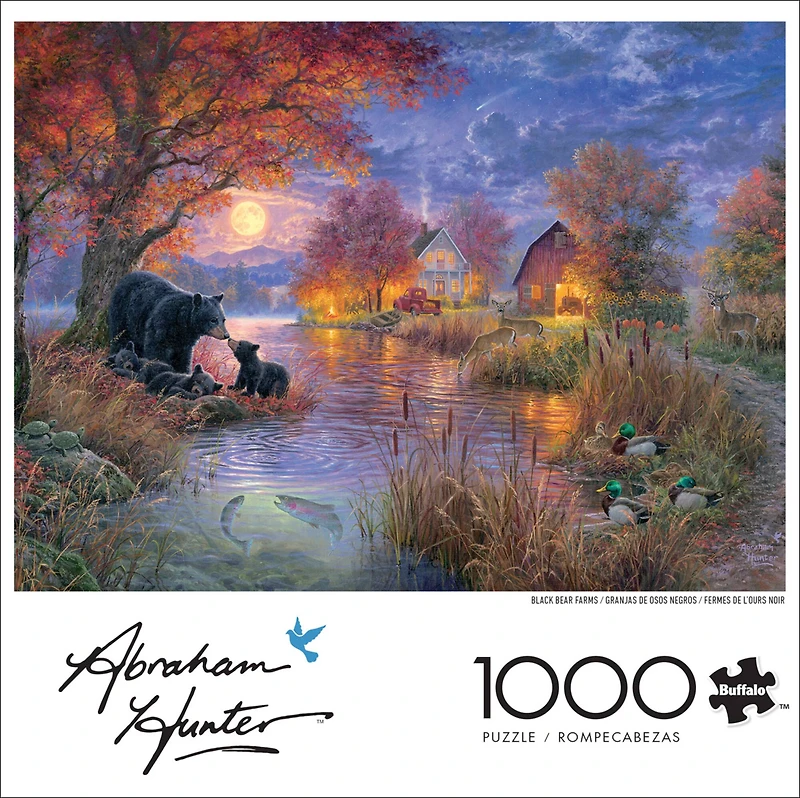 Assorted Abraham Hunter 1,000 Piece Jigsaw Puzzle, 1pc.