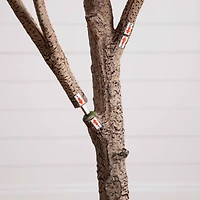 8ft. Potted Artificial Autumn Oak Tree