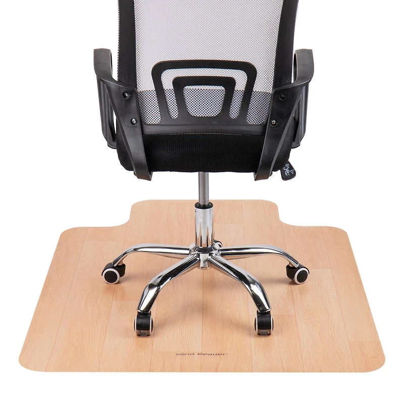 Mind Reader 9-to-5 Collection Woodtone Office Chair Mat