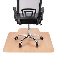 Mind Reader 9-to-5 Collection Woodtone Office Chair Mat