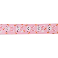 2.5" x 10yd. Easter Bunny Design Wired Spring Craft Ribbon