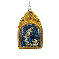 5.5" Nativity View Glass Ornament by Ashland®