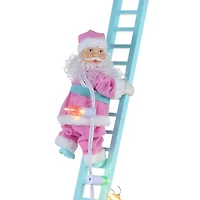 3.5ft. Animated Pastel Super Climbing Santa