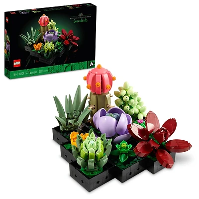 LEGO® Succulents 10309 Plant Decor Building Kit (771 Pieces)