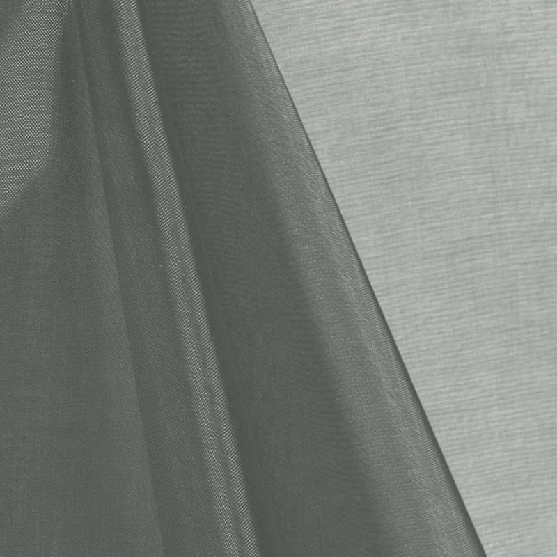 Pewter Mirror Organza