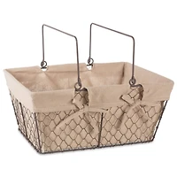 DII® Natural Chicken Wire Egg Basket