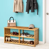 Honey Can Do Bamboo Shoe Bench