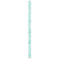 Aqua Dyed Quartz Faceted Rondelle Beads, 8mm by Bead Landing™