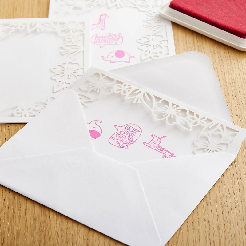 Floral Border Cards & Envelopes by Recollections™, 4.25" x 5.5"
