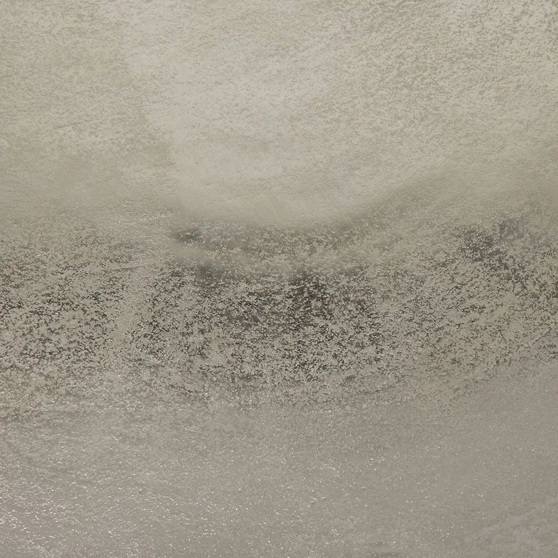 30" Black Metal Open Frame Wire Geometric Coffee Table with Silver Aluminum Top