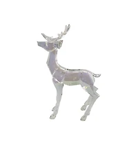 10.75" Iridescent Acrylic Standing Reindeer Tabletop Décor by Ashland®