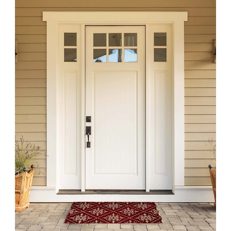 DII® Snowflake Lattice Doormat