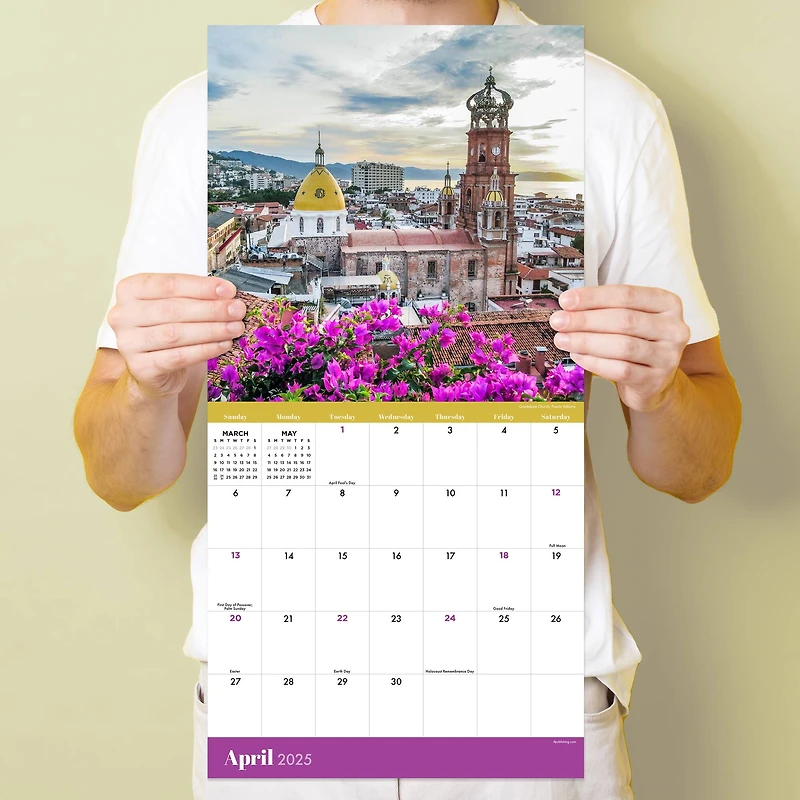 TF Publishing 2025 Mexico Wall Calendar