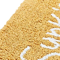 Hello Honey® Yellow & White Sunkissed Punch Hook Lumbar Pillow