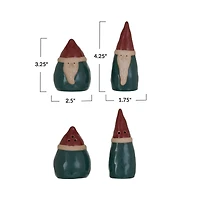 Hello Honey® Gnome Round Stoneware Salt & Pepper Shaker Set