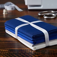 Blues Solids Fabric Bundle by Loops & Threads®