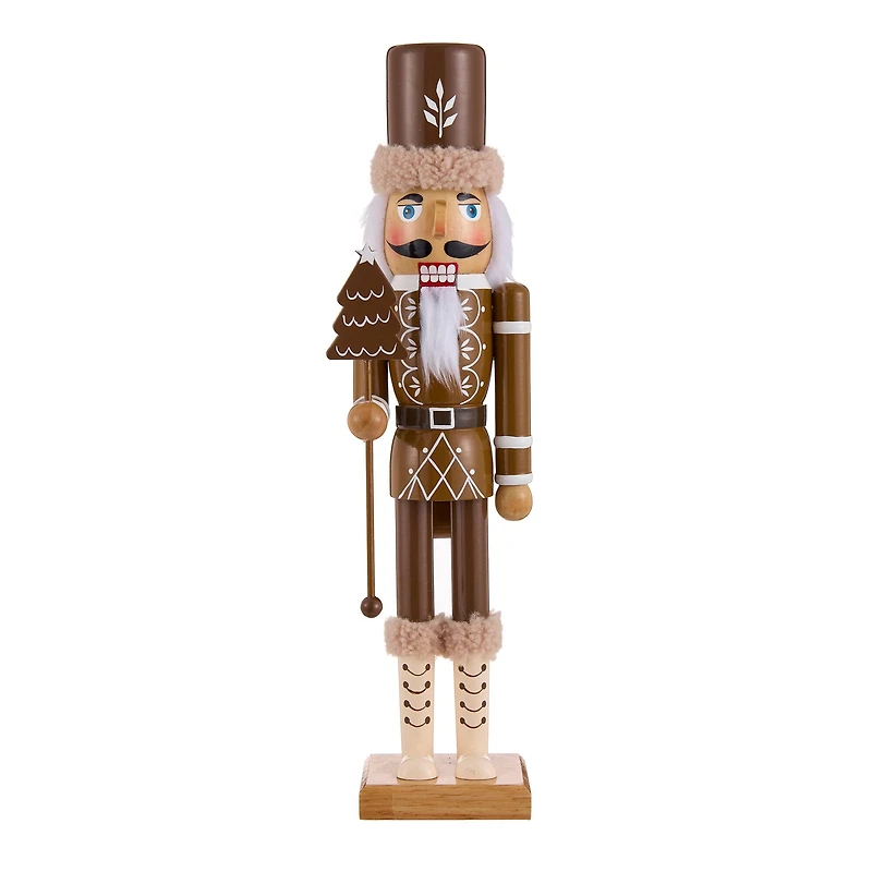 15.75" Gingerbread Nutcracker with Tree by Ashland®