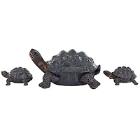 Design Toscano Turtle Tribe Garden Tortoise Family Statues Set