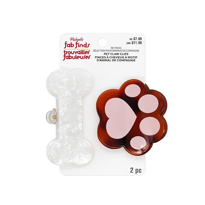 Assorted Pet Claw Clip Set by Fab Finds