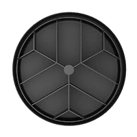 Mind Reader 2-Tier Lazy Susan Granola Bar and Snack Organizer