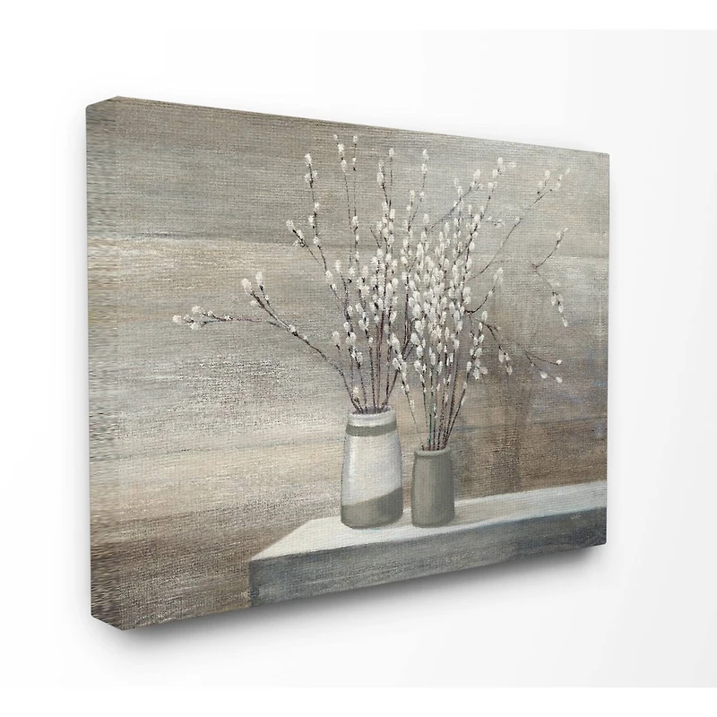 Stupell Industries Pussy Willow Still Life Wall Art