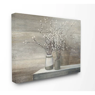 Stupell Industries Pussy Willow Still Life Wall Art