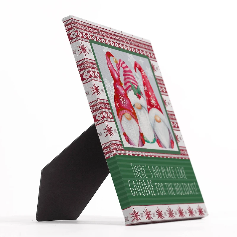 No Place Like Gnome 8x10 Tabletop Canvas