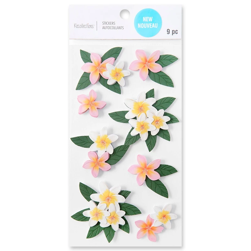 Plumeria Flower Stickers by Recollections™