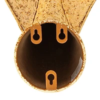 Hello Honey® 24.25" Cream Distressed Metal Whale Tail Wall Décor