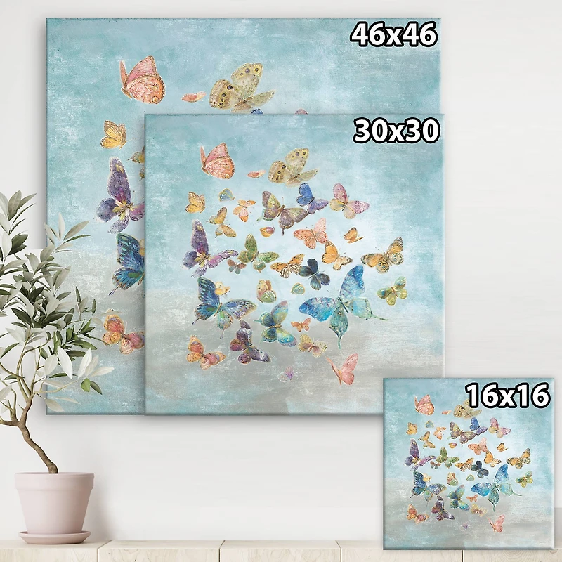 Designart - Butterflies Dancing I