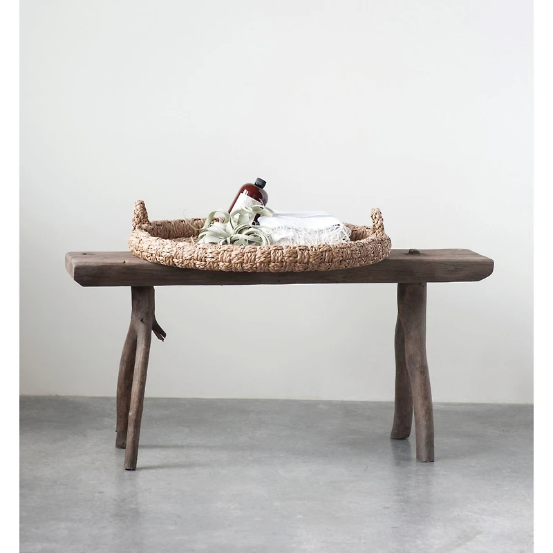 Hello Honey® 29'' Round Braided Bankuan Tray