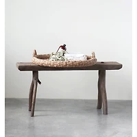 Hello Honey® 29'' Round Braided Bankuan Tray