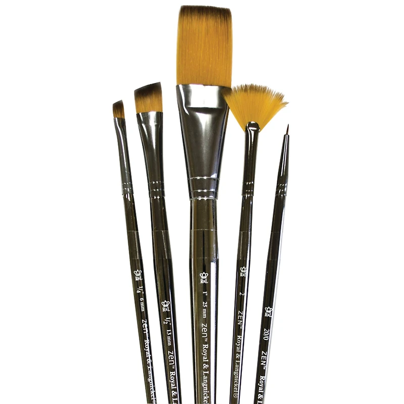 Zen™ Series 73 All Media Variety 5 Piece Brush Set