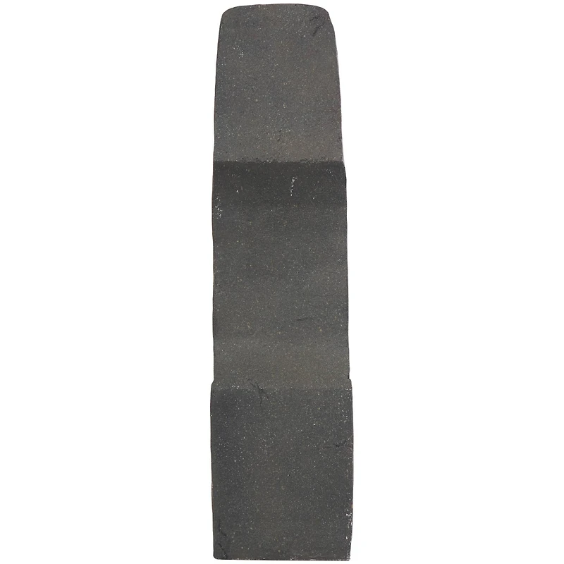 31" Black Tall Distressed Totem Face Sculpture