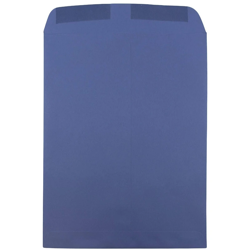 JAM Paper 10" x 13" Presidential Blue Open End Catalog Premium Envelopes, 100ct.