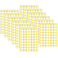 Teacher Created Resources Mini Lemon Zest Stickers, 12 Packs of 378