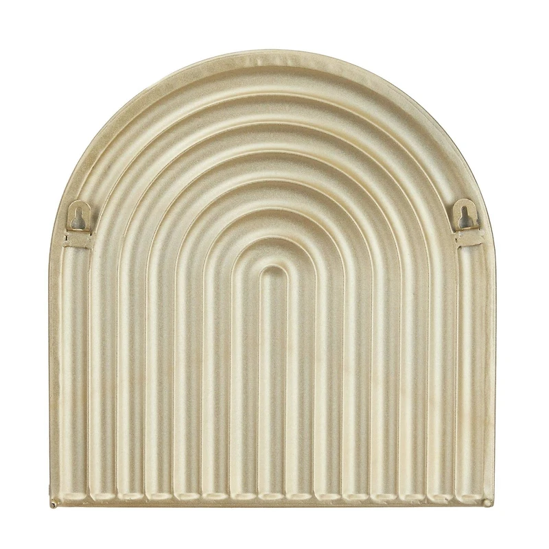 CosmoLiving by Cosmopolitan Gold Contemporary Metal Wall Shelf