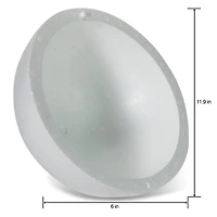 12 Pack: FloraCraft® SmoothFōM® 11.9" Hollow Foam Half Ball