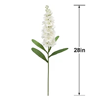 28" Cream Delphinium Stem by Ashland®