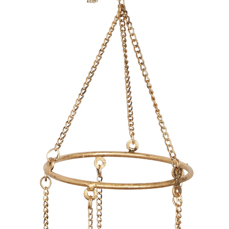 39" Gold Metal Elephant Eclectic Windchime