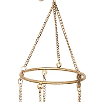 39" Gold Metal Elephant Eclectic Windchime