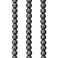 12 Pack: Hematite Round Beads, 6mm by Bead Landing™
